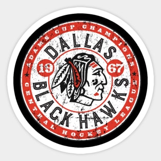 Dallas Black Hawks Sticker